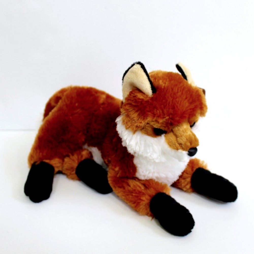 Aurora Fiona Flopsie Red Fox Plush Stuffed Animal 12"